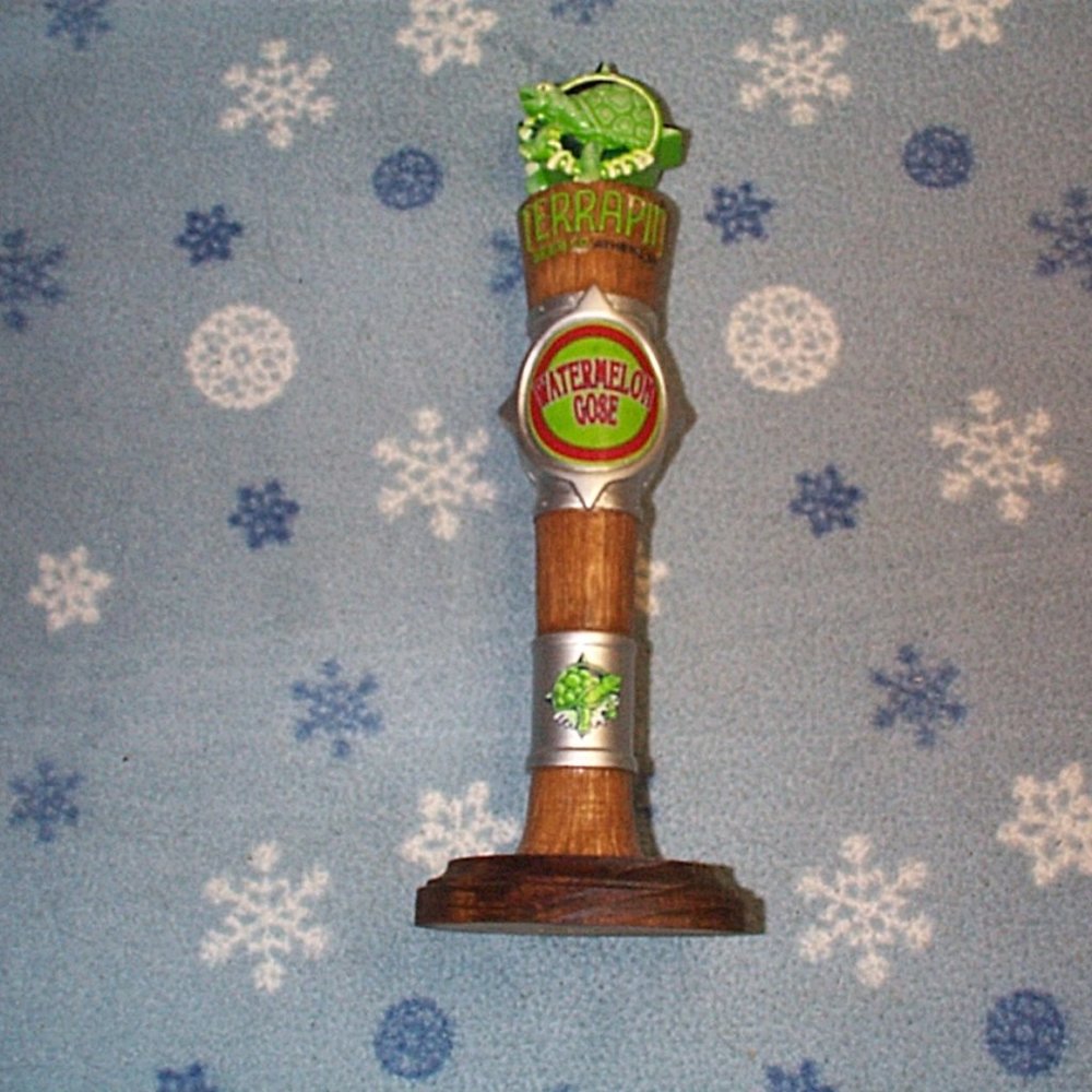 Terrapin beer Watermelon beer tap handle